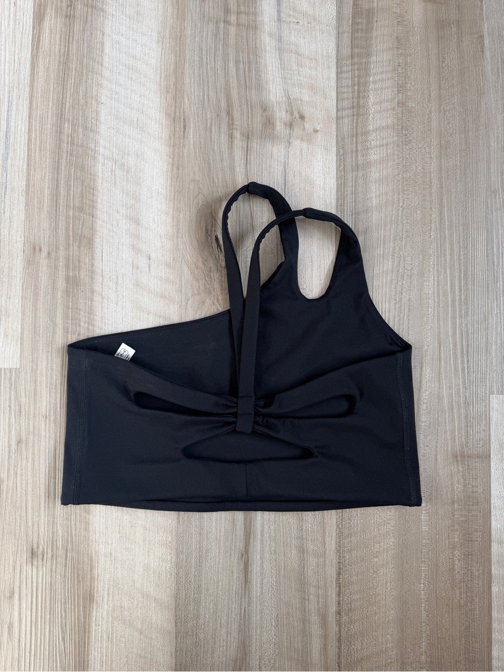 NWOT FP Movement Black One-Shoulder Sports Bra - Picture 3 of 4